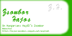 zsombor hajos business card